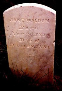 My great, great grandma, Jane (Banks) Wallen, 1818-1881.